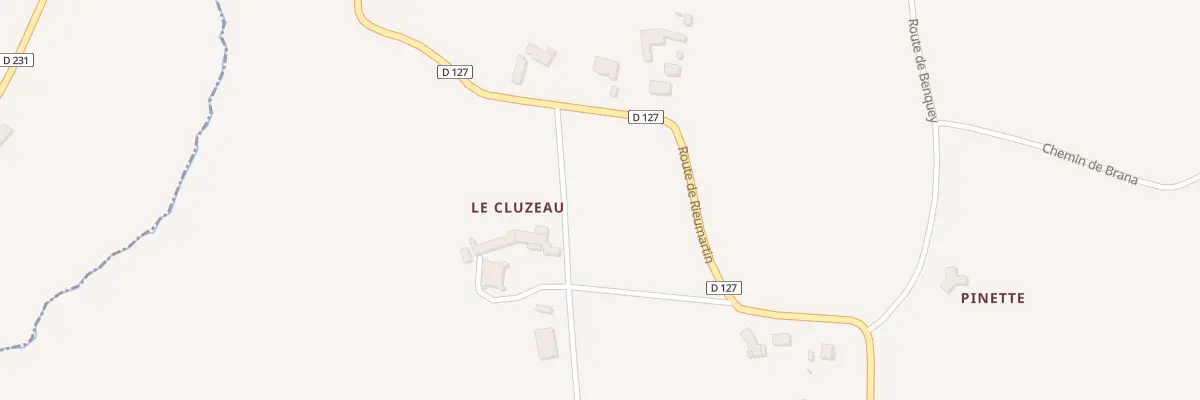 Plan du 2 Le Cluzeau à Mérignas