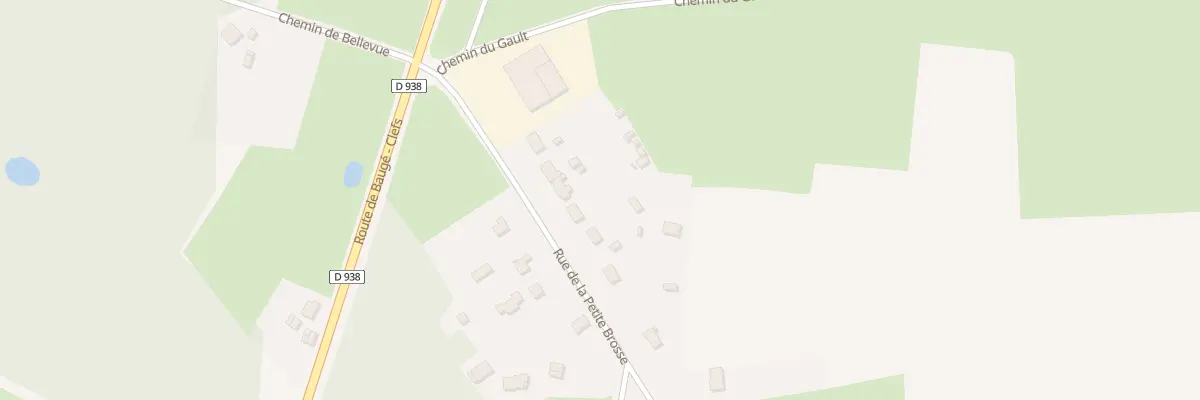Plan du 40 Rte du Château de la Brosse à Baugé-en-Anjou