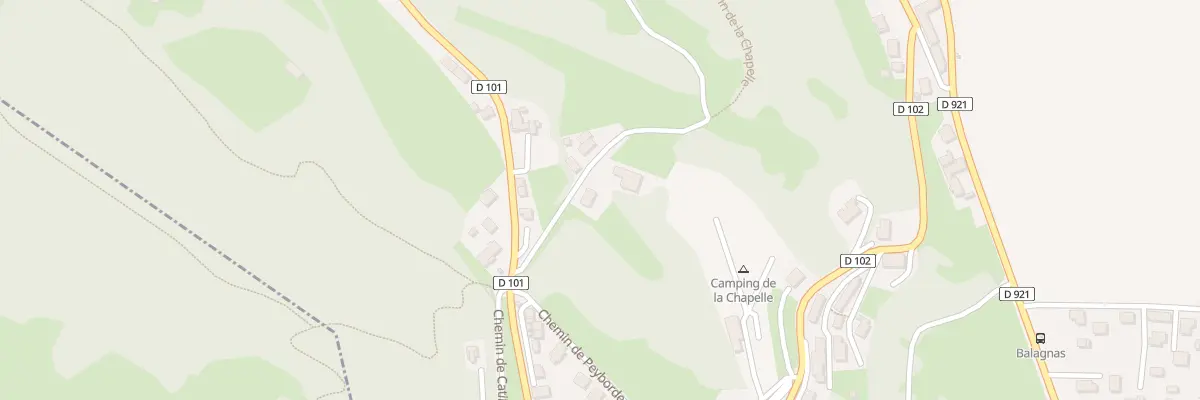 Plan du 2 Che de la Chapelle à Lau-Balagnas