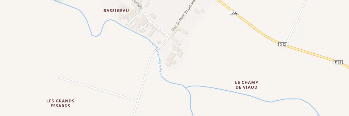 Plan du 12 Rue du Manigot à Bassac