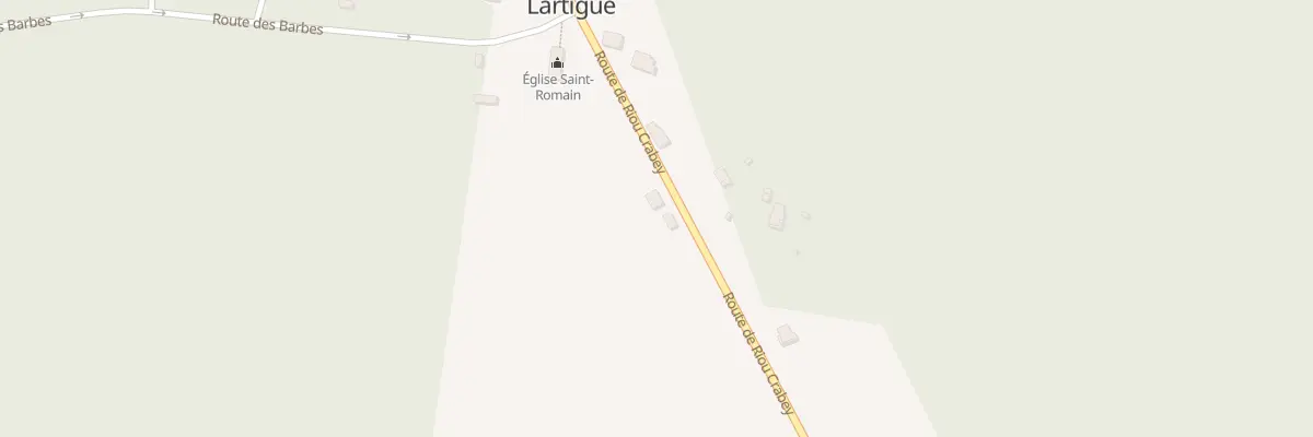 Plan du 8 Le Bourg Ouest à Lartigue