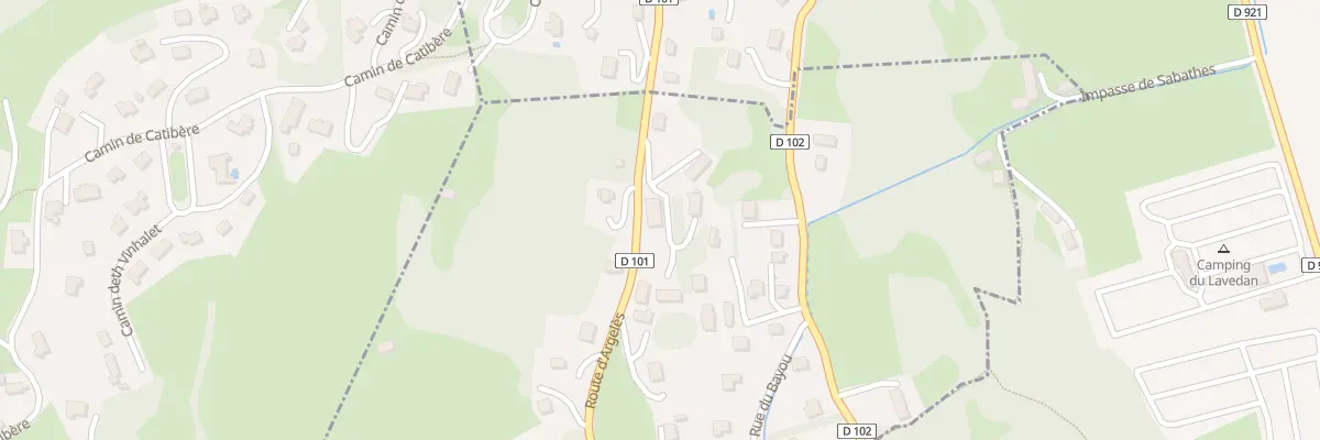 Plan du 38 Rte d’Argelés à Saint-Savin
