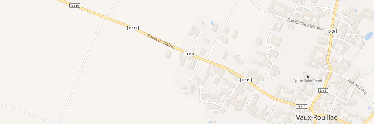 Plan du 349 Rte de Plaizac à Vaux-Rouillac