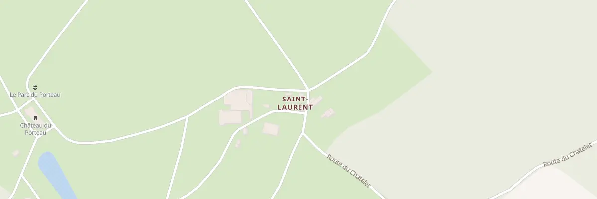 Plan du 14 Saint Laurent à Pressigny
