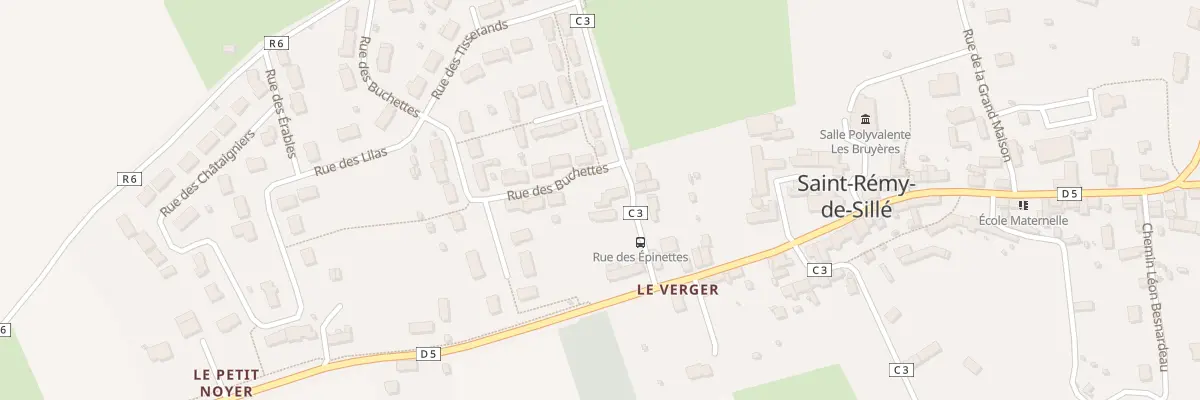 Plan du 1 Rue des Epinettes à Saint-Rémy-de-Sillé
