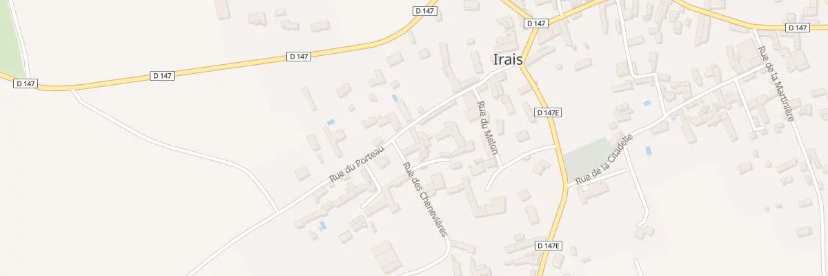 Plan du 7 Rue du Porteau à Irais