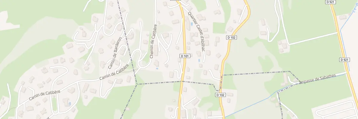 Plan du 32 Rte de St Savin à Lau-Balagnas