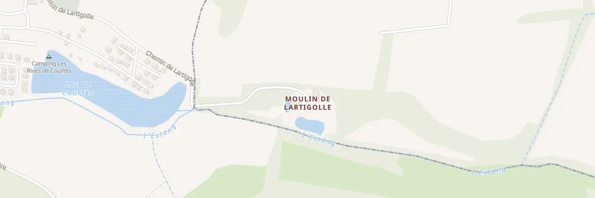 Plan du 5040 Moulin de Lartigolle à Lias-d’Armagnac
