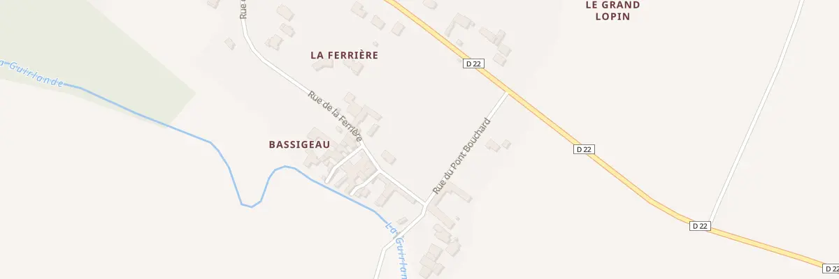 Plan du 3 Rue du Pont Bouchard à Bassac