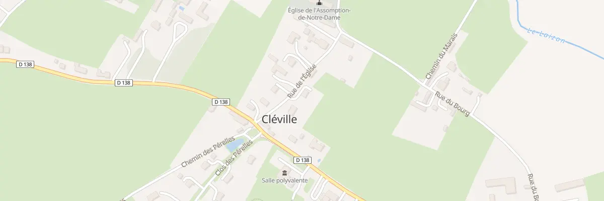 Plan du 103B L’Eglise à Cléville
