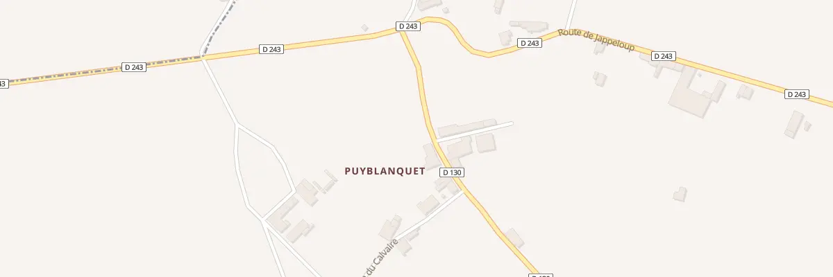 Plan du 16 Puyblanquet Ouest à Saint-Étienne-de-Lisse