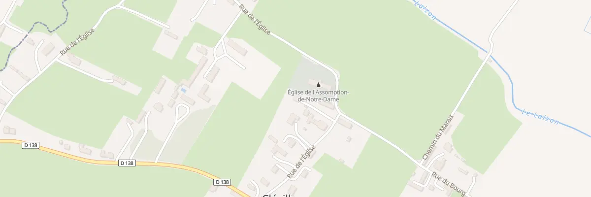 Plan du 5112 L’Eglise à Cléville