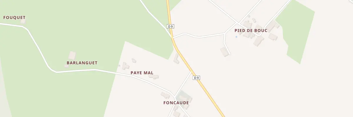 Plan du 9 Foncaude à Saint-Félix-de-Foncaude