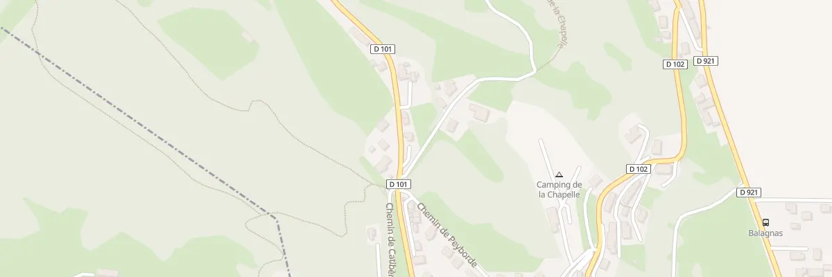 Plan du 21 Rte de St Savin à Lau-Balagnas