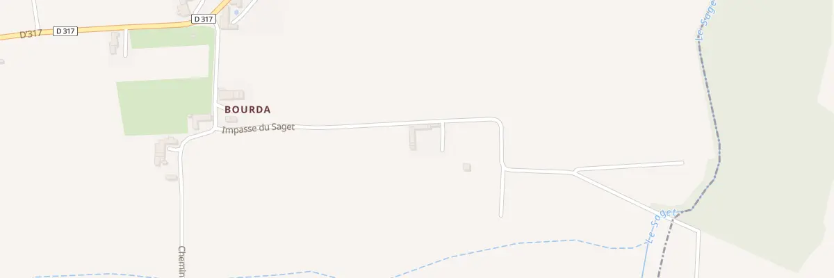 Plan du 5011 Poey à Aydie