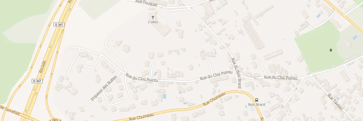 Plan du 58 Rue du Clos Pointu St Hilaire à Saumur