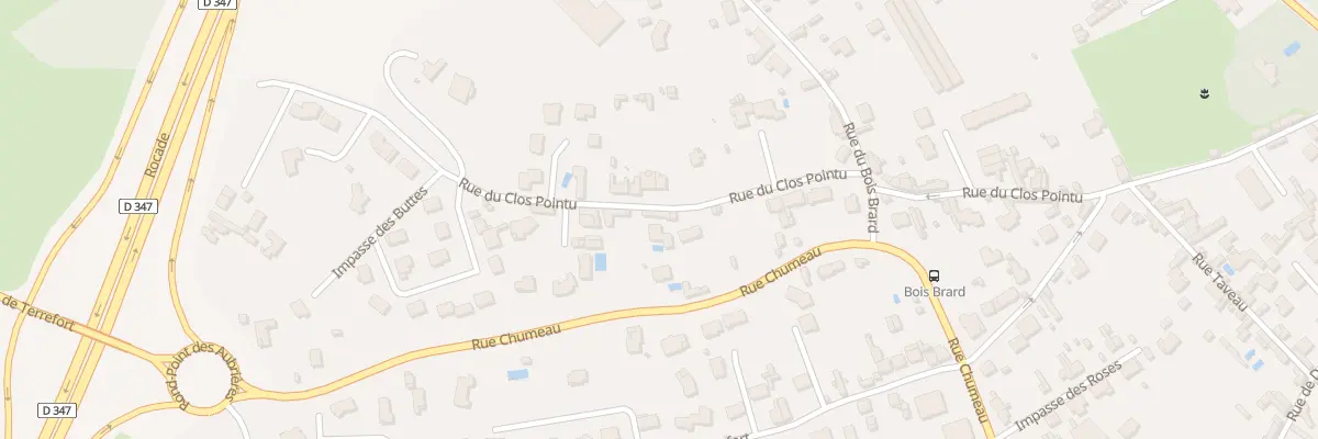 Plan du 29 Rue du Clos Pointu St Hilaire à Saumur