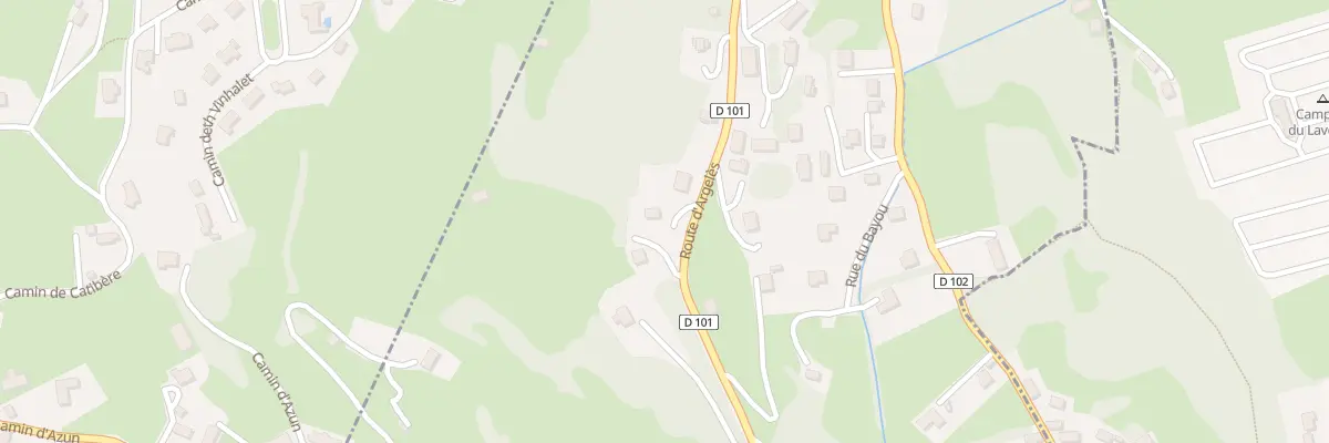 Plan du 25 Rte d’Argelés à Saint-Savin