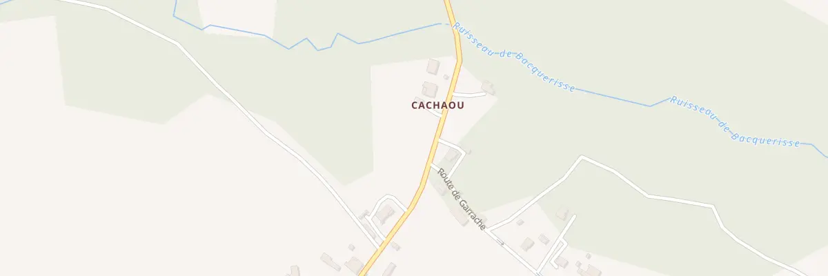 Plan du 1B A Cachaou à Sendets