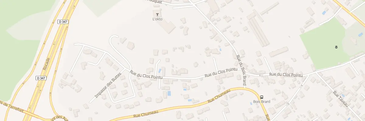 Plan du 60 Rue du Clos Pointu St Hilaire à Saumur