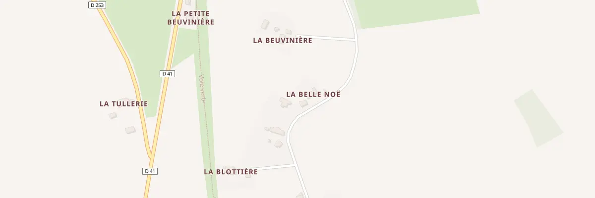 Plan du 5167A La Belle Noe à Villaines-sous-Malicorne