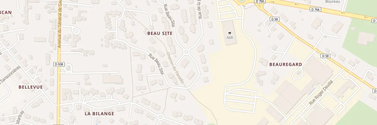 Plan du 12 Rue de la Bilange à Baugé-en-Anjou