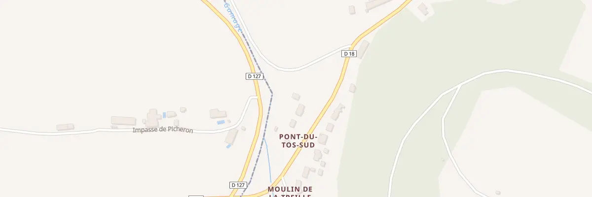 Plan du 57 Pont du Tos Sud à Sainte-Florence