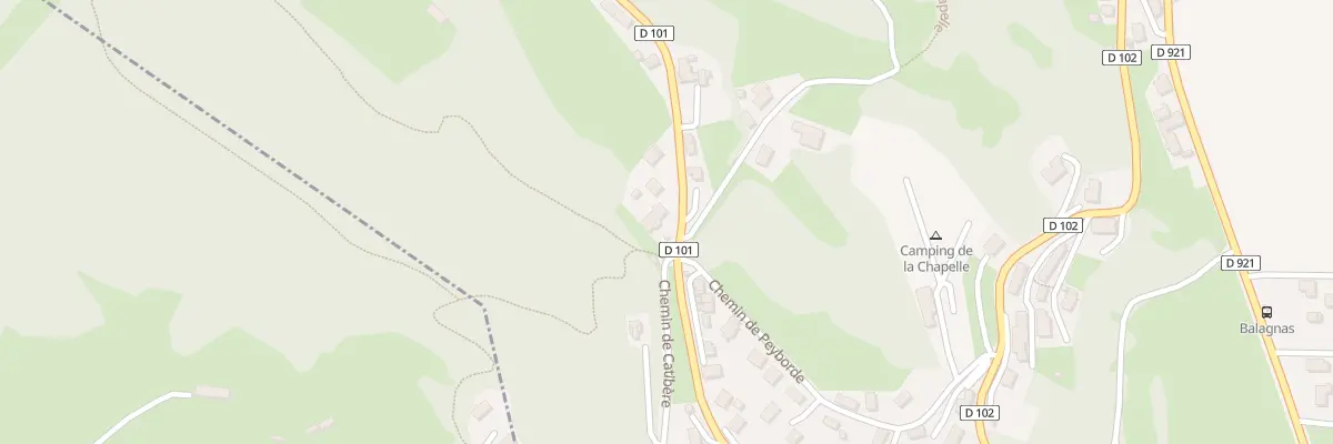 Plan du 20 Rte de St Savin à Lau-Balagnas