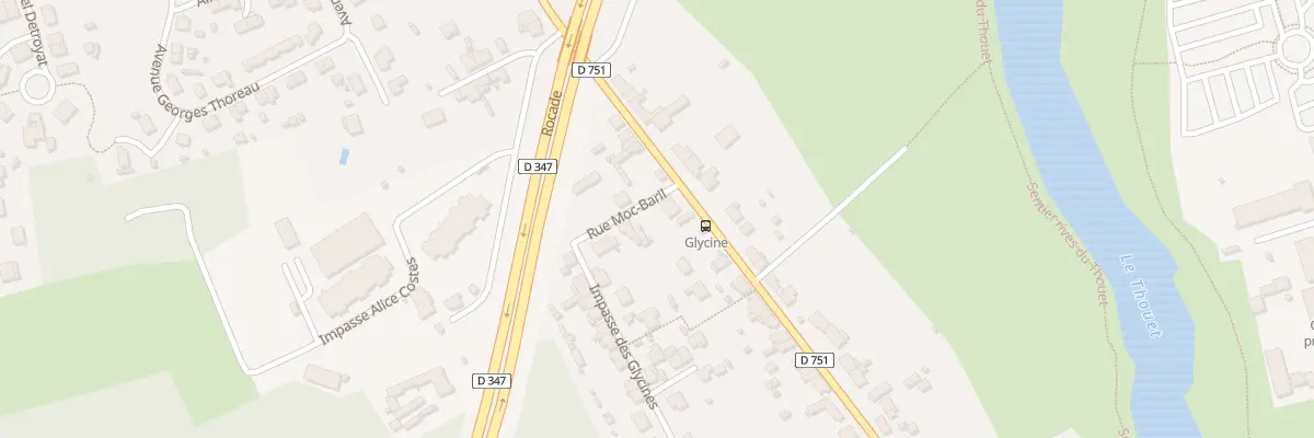 Plan du 2 Rue René Mabileau à Saumur