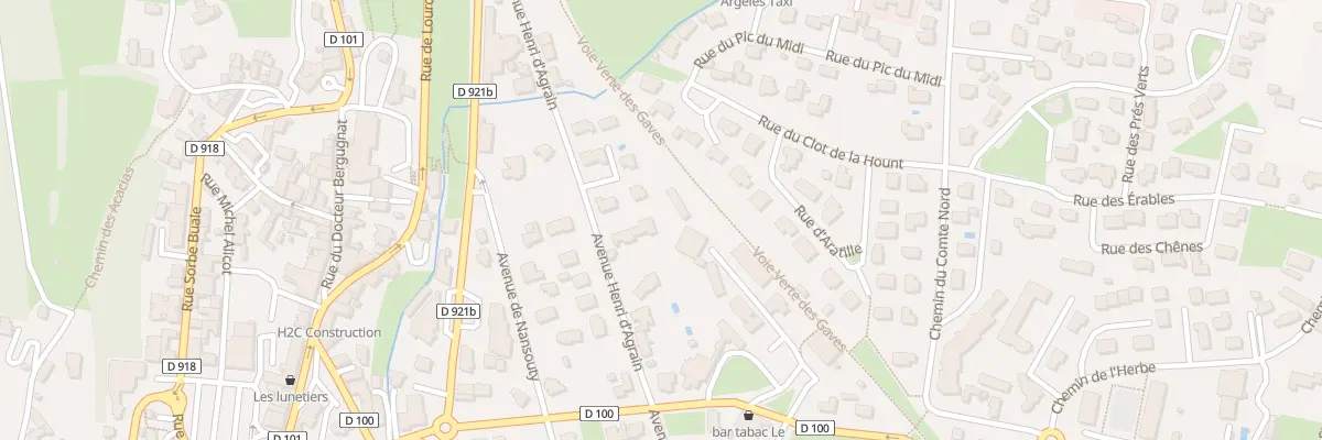 Plan du 10 Av Henri d’Agrain à Argelès-Gazost