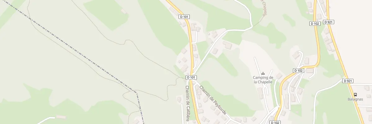 Plan du 18 Rte de St Savin à Lau-Balagnas