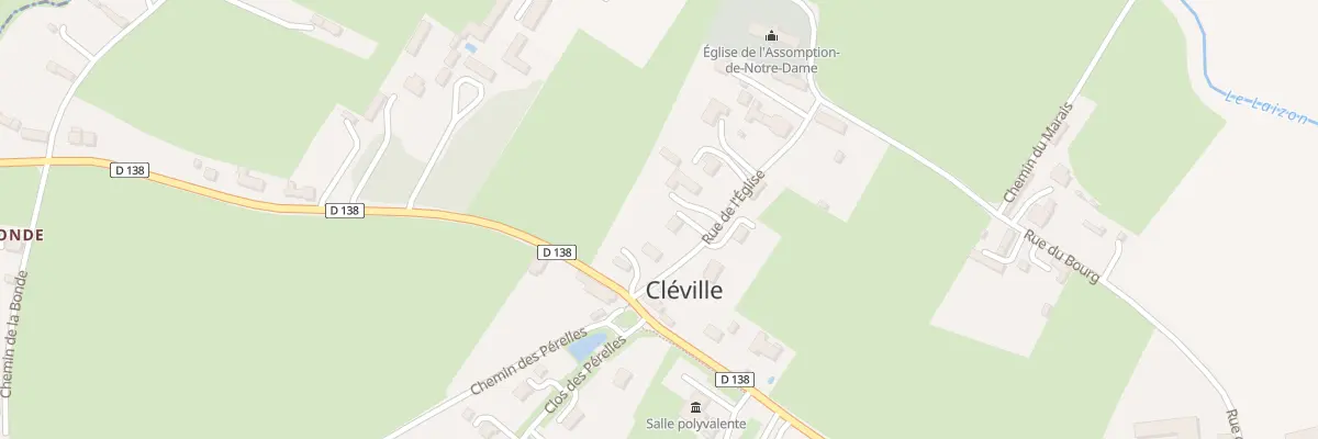 Plan du 102 Rue de l’Église à Cléville