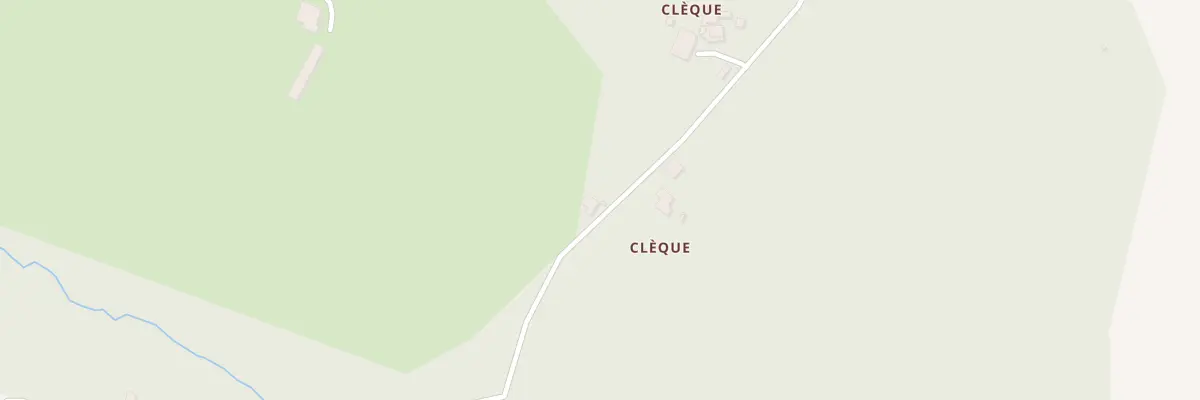 Plan du 23 Au Cleque à Sendets