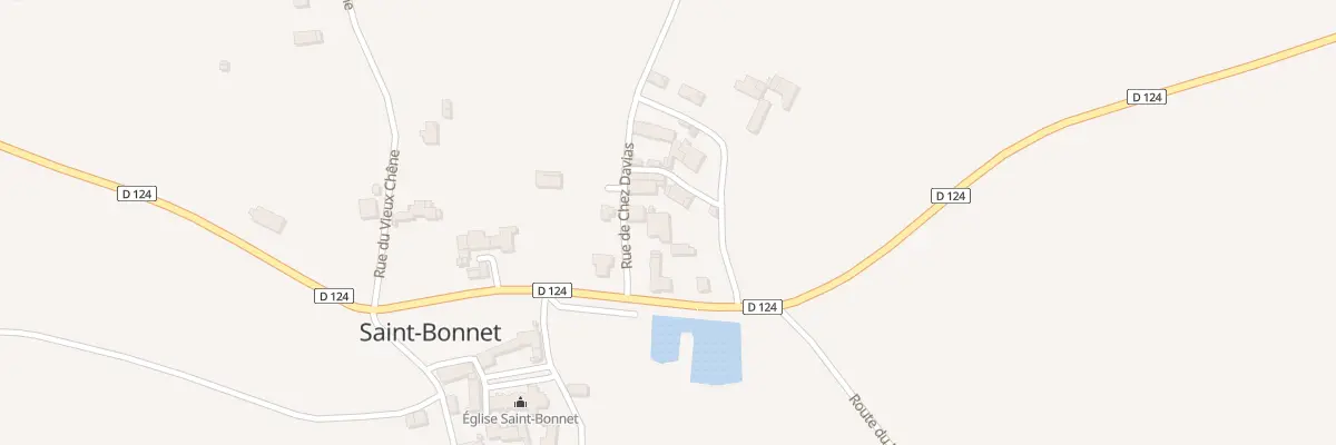 Plan du 14 Rue de Chez Raby à Saint-Bonnet