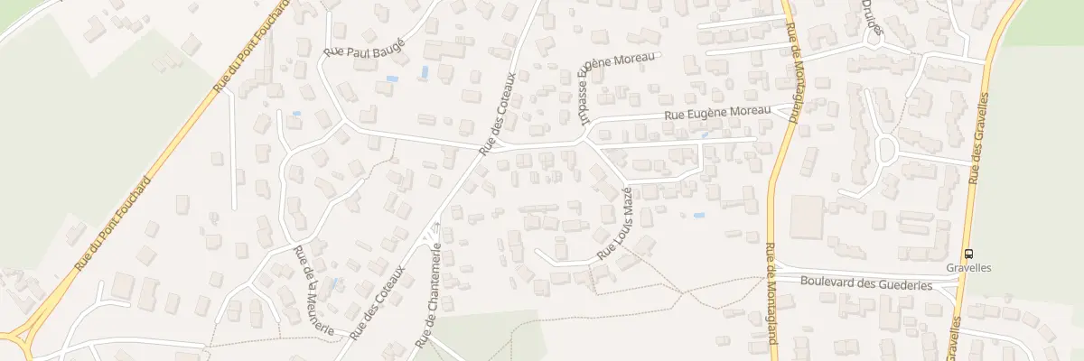Plan du 21 Rue Eugène Moreau à Saumur
