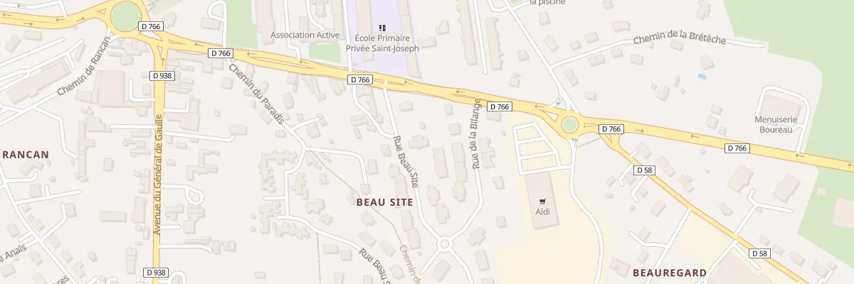 Plan du 4 Rue Beau Site à Baugé-en-Anjou