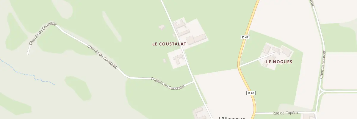 Plan du 5009 La Penude à Villenave-près-Béarn