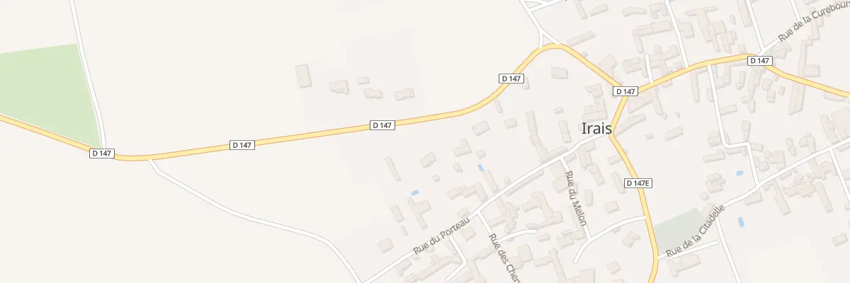 Plan du 11 Rte de St Generoux à Irais