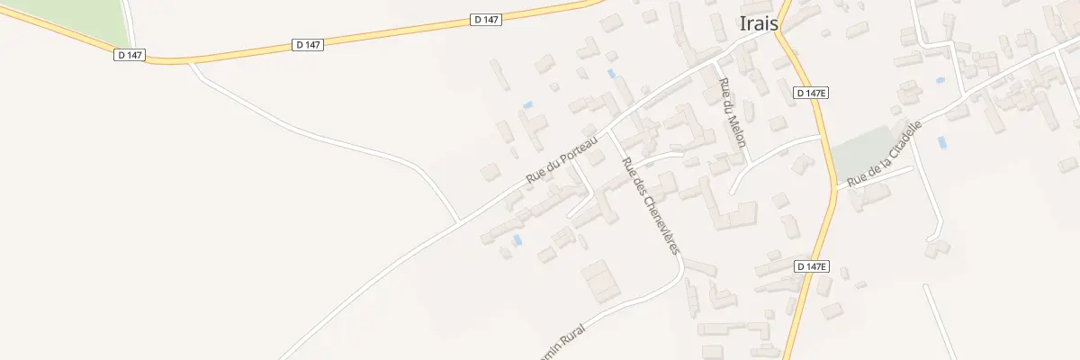 Plan du 13 Rue du Porteau à Irais