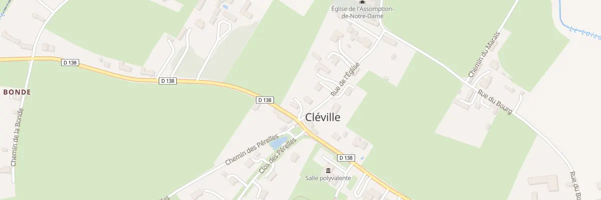 Plan du 100 Rue de l’Église à Cléville