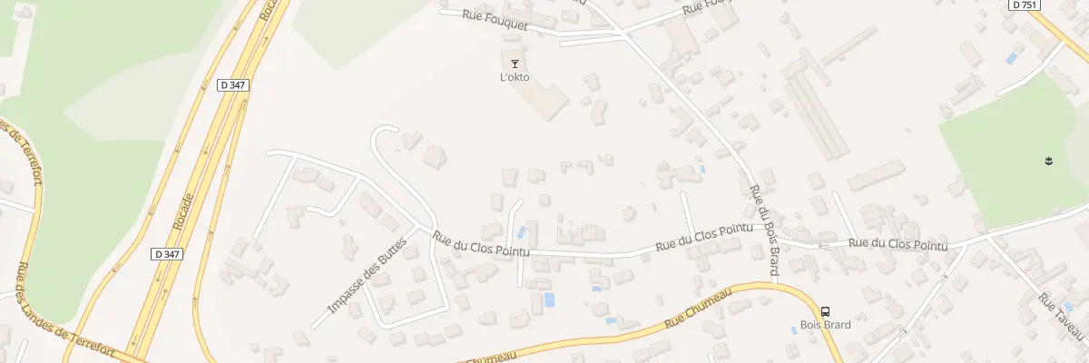 Plan du 66B Rue du Clos Pointu St Hilaire à Saumur
