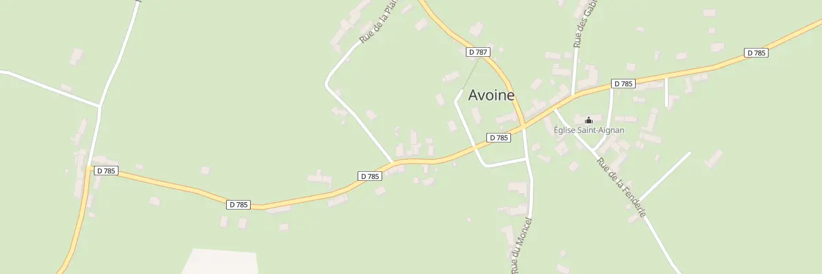 Plan du 75 La Planche Sud à Avoine