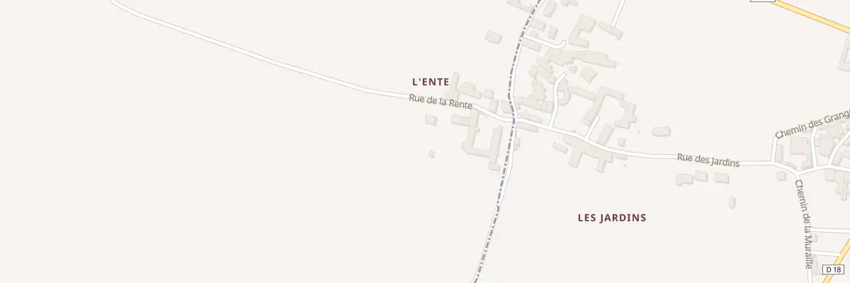Plan du 5 Rue de la Rente à Triac-Lautrait