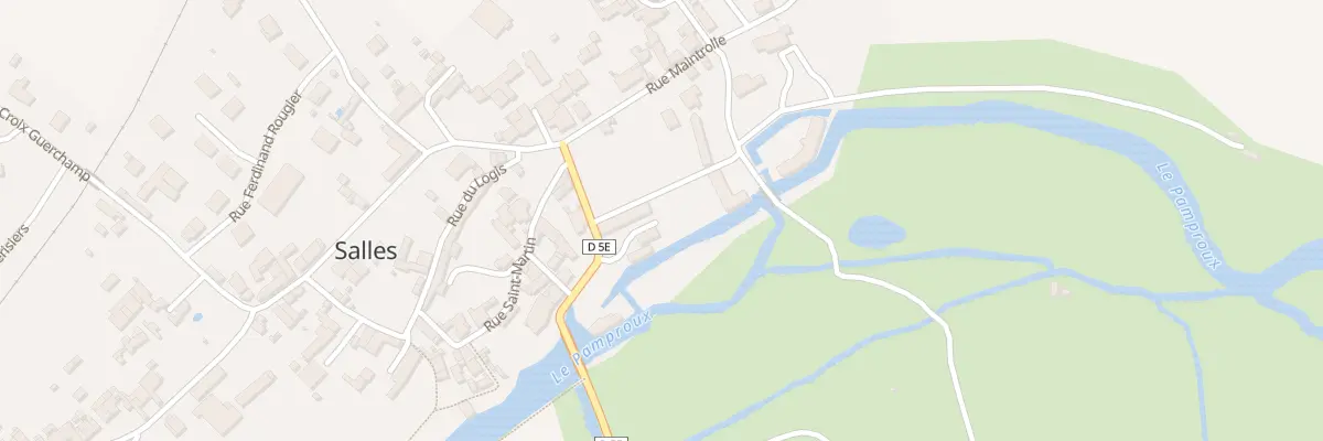 Plan du 7 Rue de la Filature à Salles