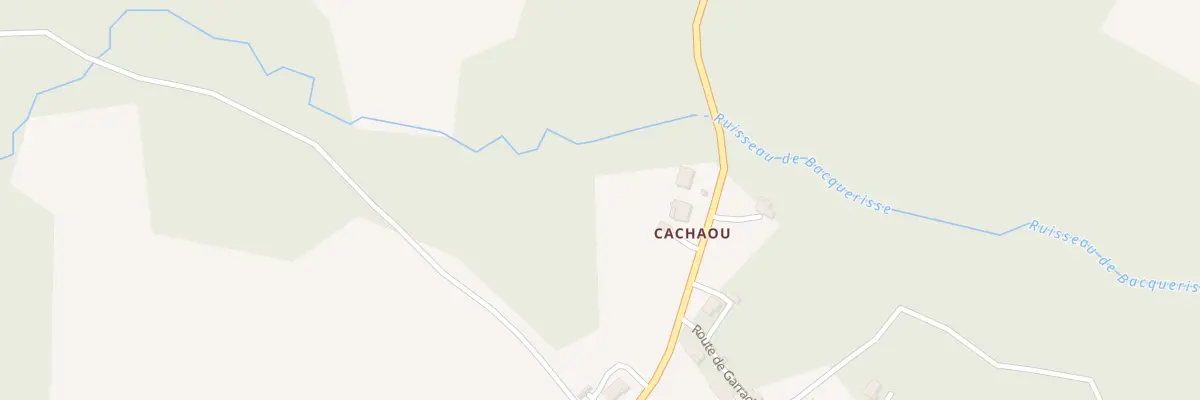 Plan du 1 A Cachaou à Sendets