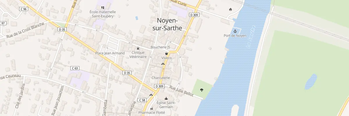Plan du 20 Pl de la République à Noyen-sur-Sarthe