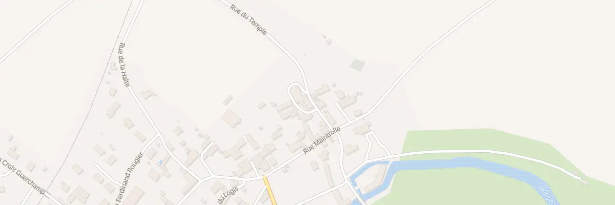 Plan du 7 Rue du Temple à Salles