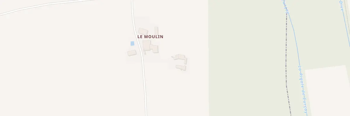 Plan du 9000 Le Moulin à Tourtenay