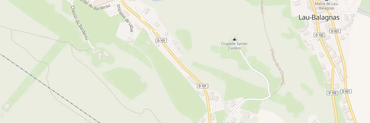 Plan du 9 Rte de St Savin à Lau-Balagnas