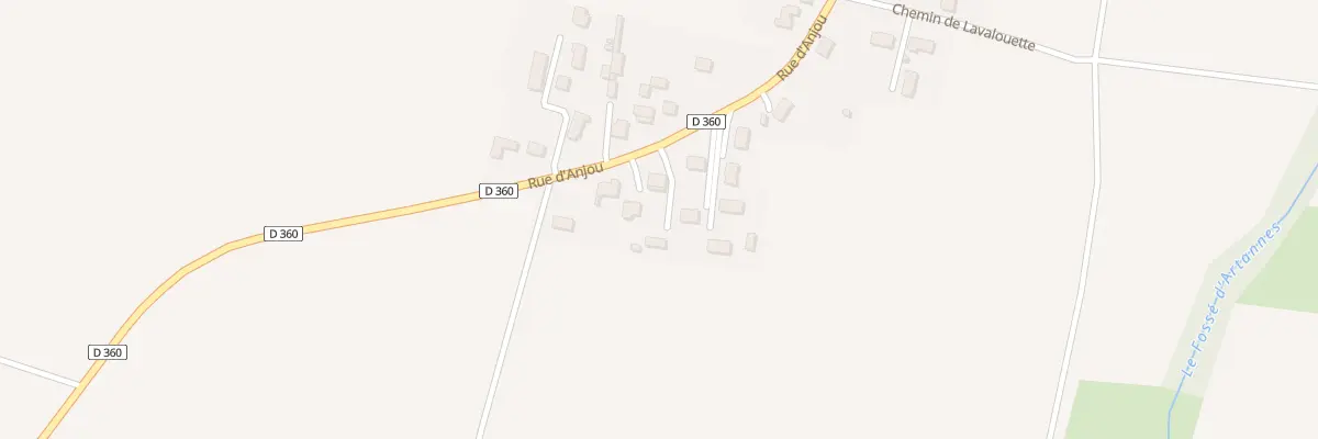 Plan du 235 Rue d’Anjou à Artannes-sur-Thouet